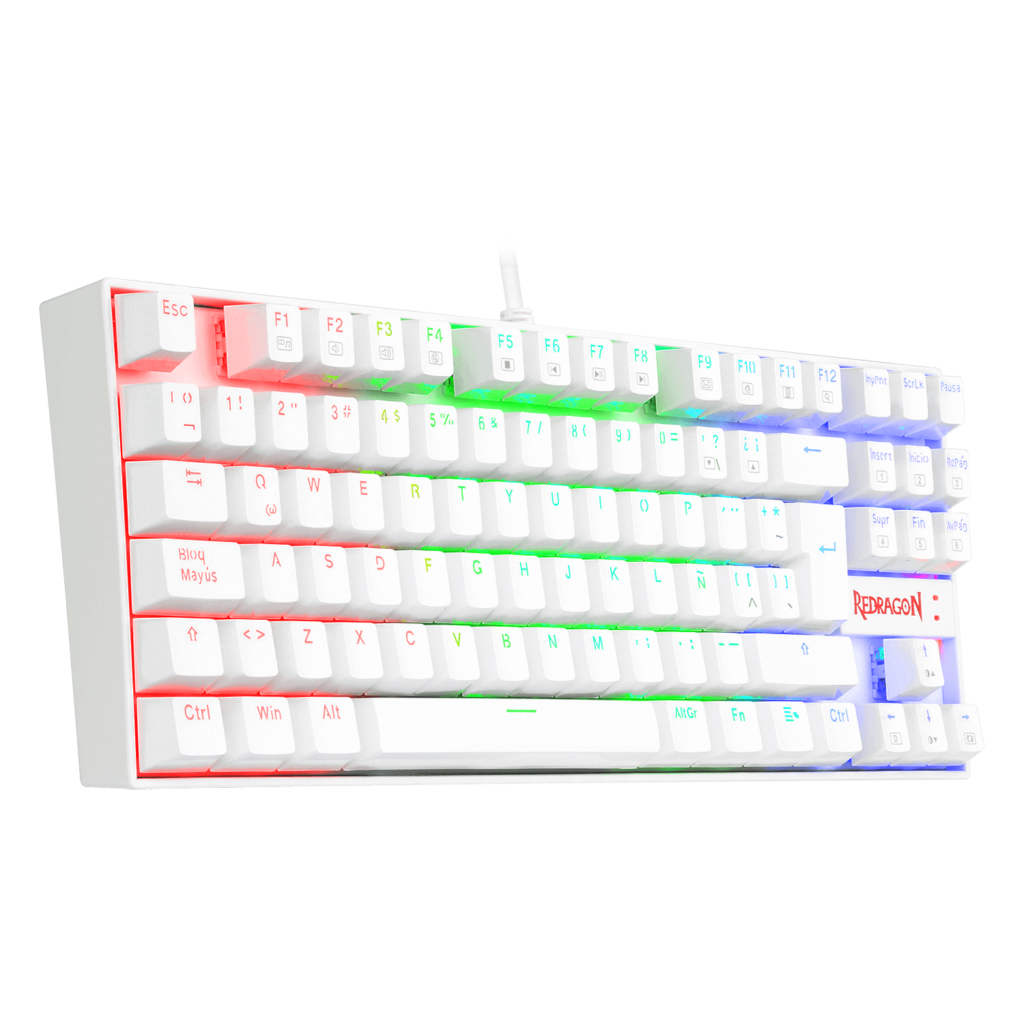 TECLADO REDRAGON KUMARA K552 WHITE SWITCH RED - Image 3