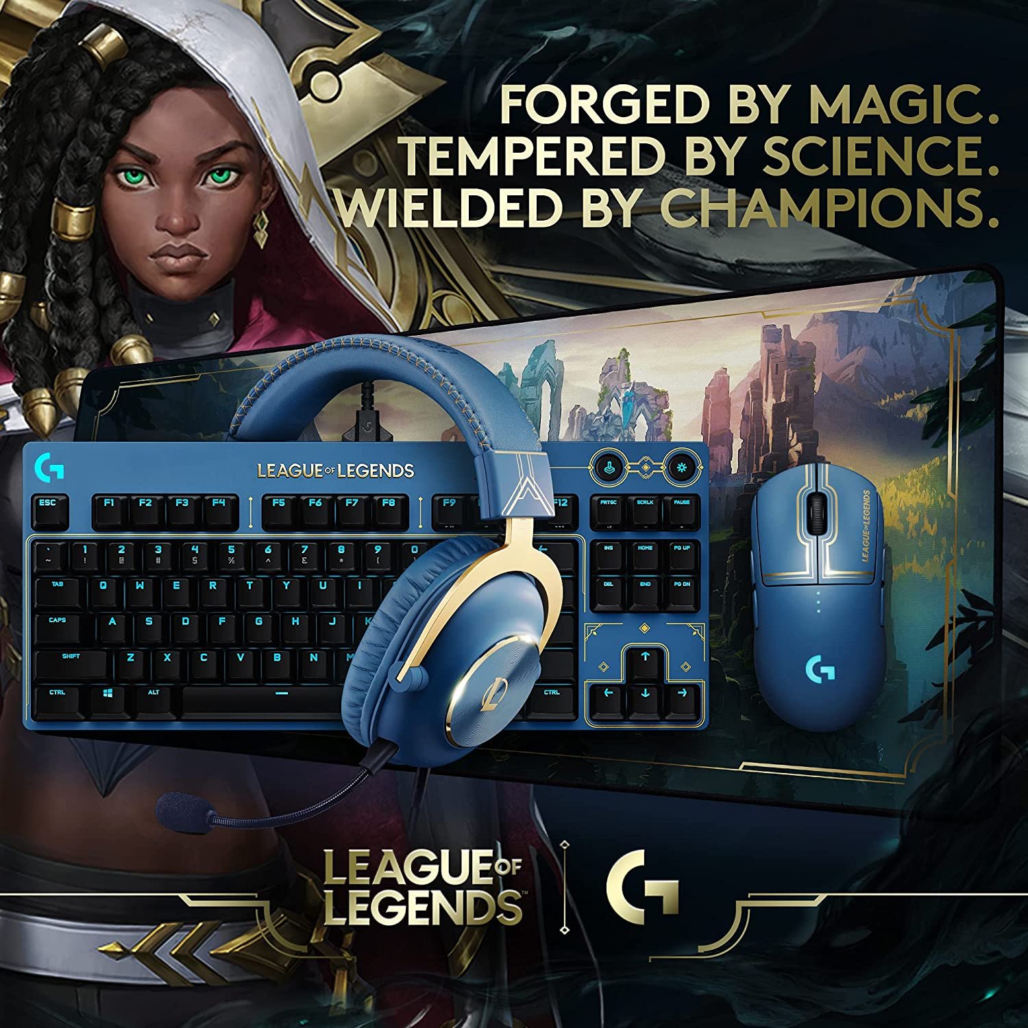 Auriculares con micrófono para gaming Logitech G PRO X - Edición League of  Legends