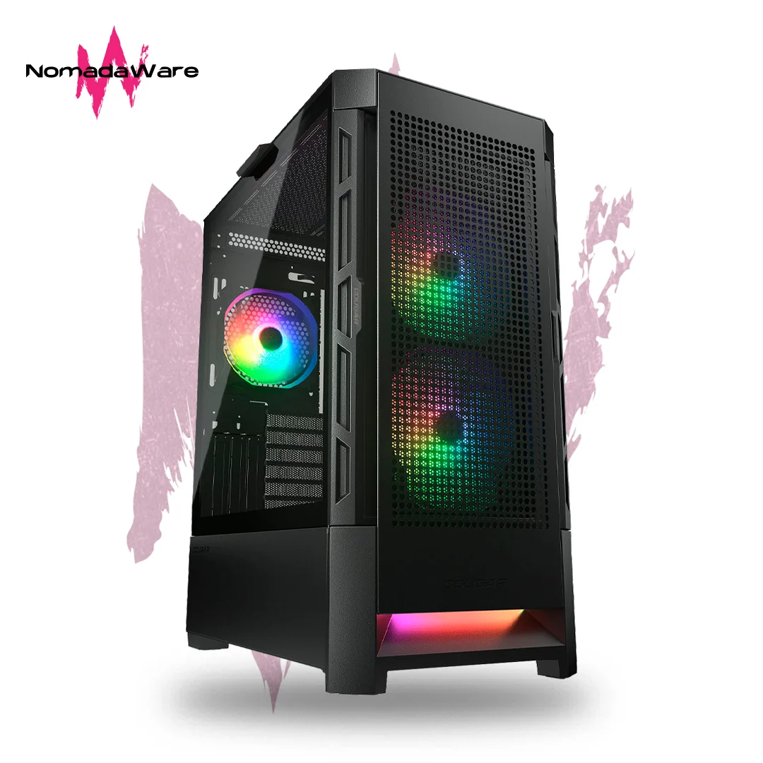 CASE COUGAR DUOFACE RGB BLACK 3X FAN