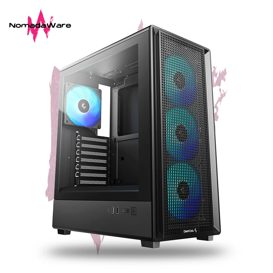 CASE DEEPCOOL CC550 4F BLACK 4X FAN