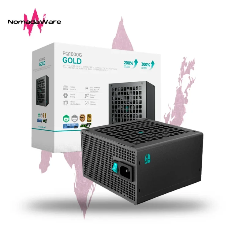 FUENTE DE PODER DEEPCOOL GAMER STORM PQ1000G 80+ GOLD ATX 3.1 PCIE 5.1