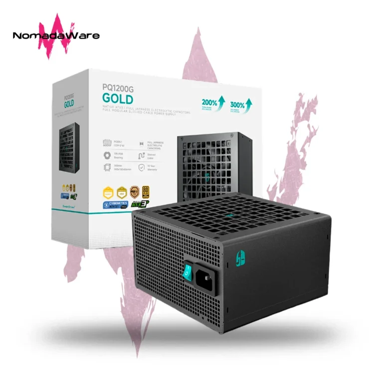 FUENTE DE PODER DEEPCOOL GAMER STORM PQ1200G 80+ GOLD ATX 3.1 PCIE 5.1