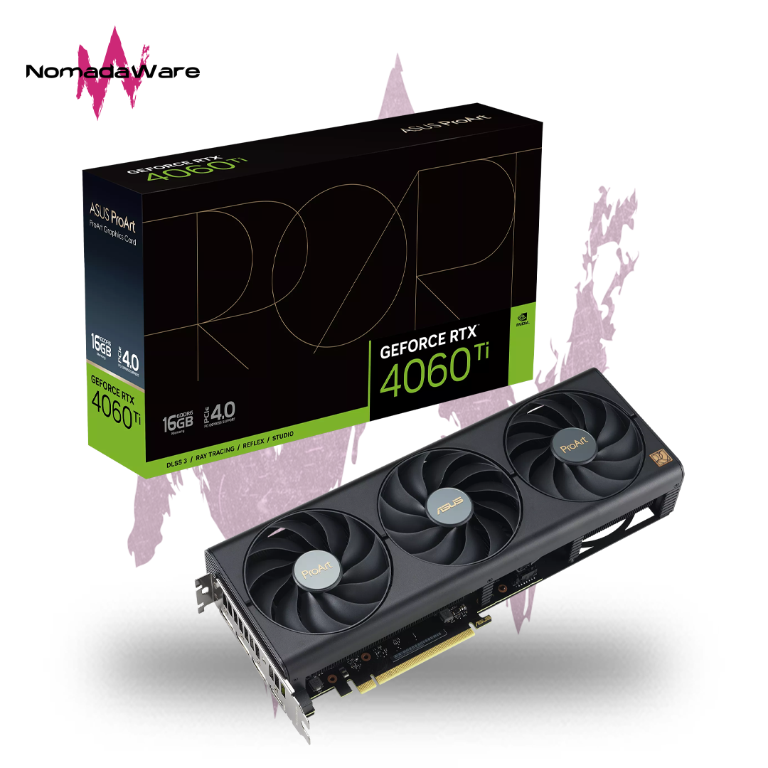 TARJETA DE VIDEO ASUS PROART NVIDIA RTX 4060 TI 16GB GDDR6