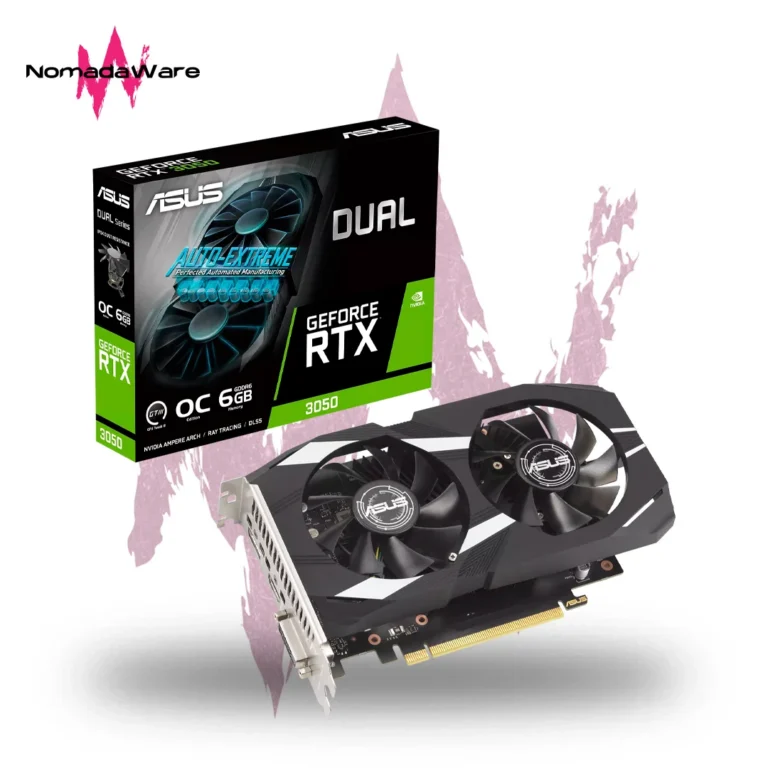 TARJETA DE VIDEO ASUS DUAL GEFORCE RTX 3050 6GB OC GDDR6