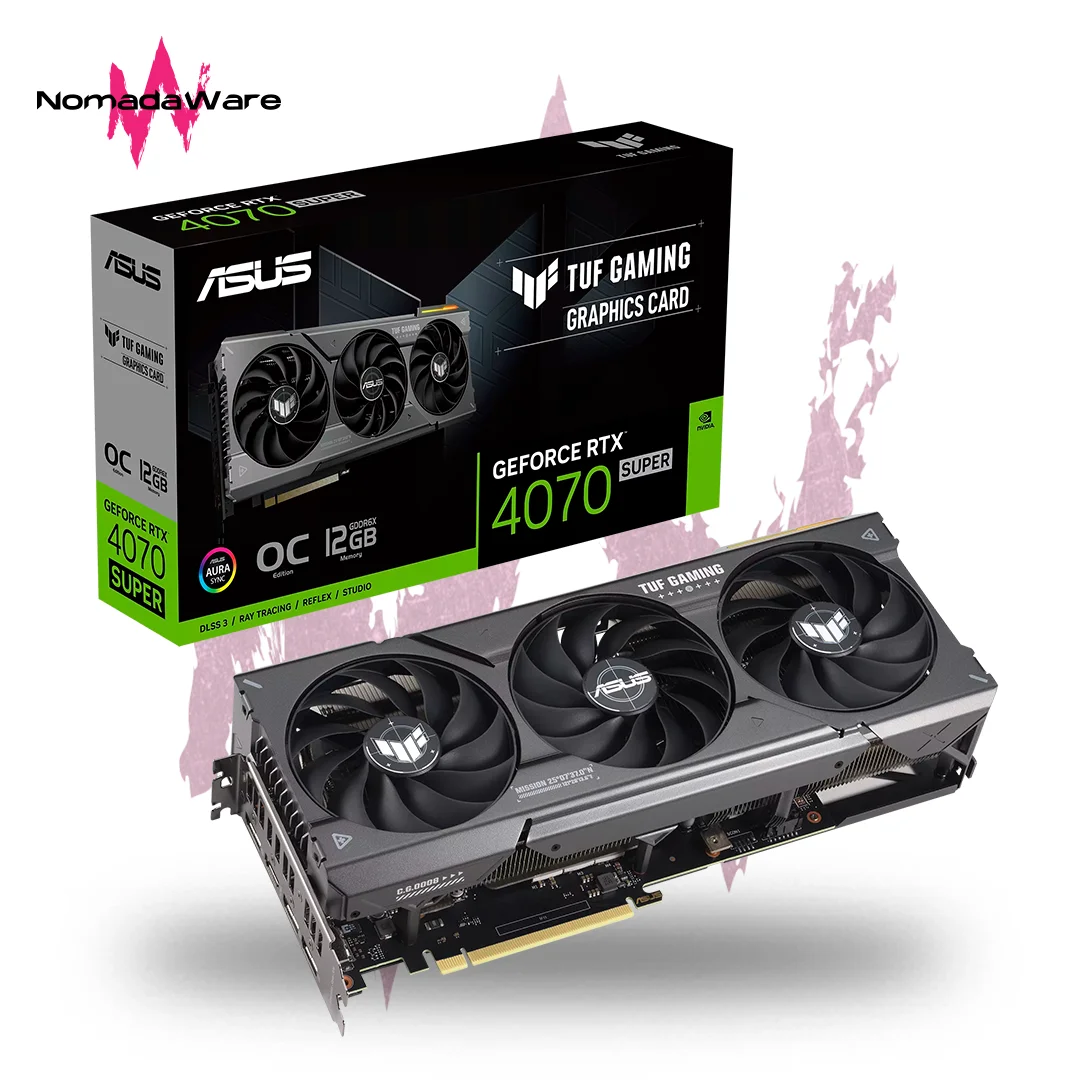 TARJETA DE VIDEO ASUS TUF NVIDIA RTX 4070 SUPER 12GB OC GDDR6X