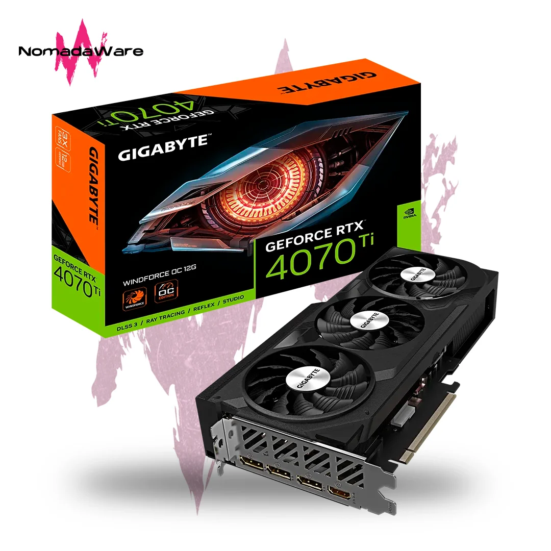 TARJETA DE VIDEO GIGABYTE WINDFORCE NVIDIA RTX 4070 TI 12GB OC - Image 4