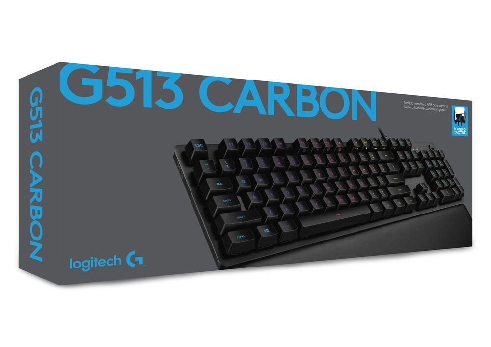 TECLADO MECANICO LOGITECH G513 CARBON GX BROWN - Image 9