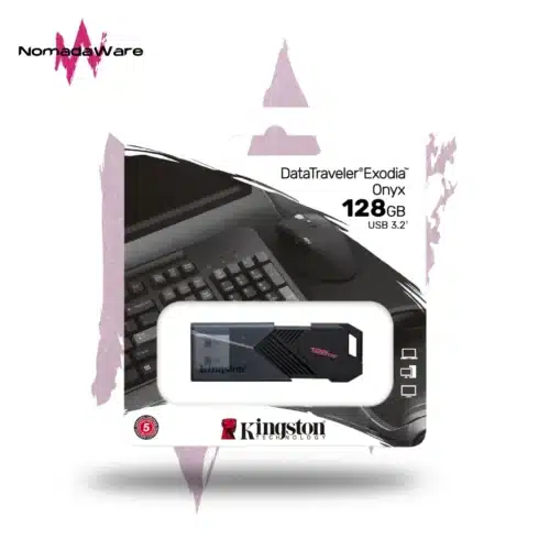 128GB FLASH MEMORY KINGSTON DATATRAVELER EXODIA ONYX USB 3.2