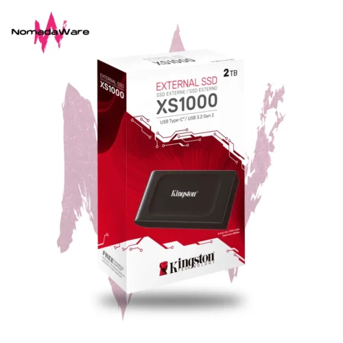 Disco SSD Externo 1TB Kingston XS1000 USB-C a USB-A –