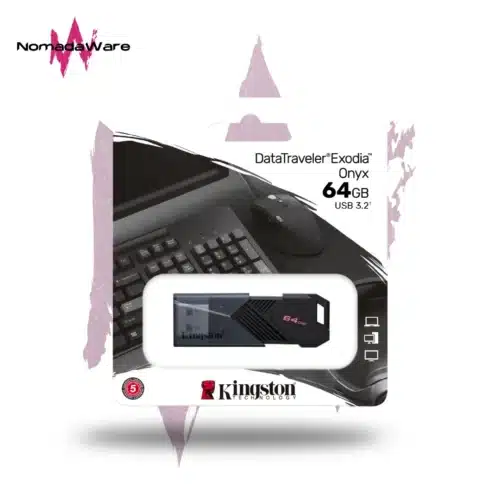 64GB FLASH MEMORY KINGSTON DATATRAVELER EXODIA ONYX USB 3.2