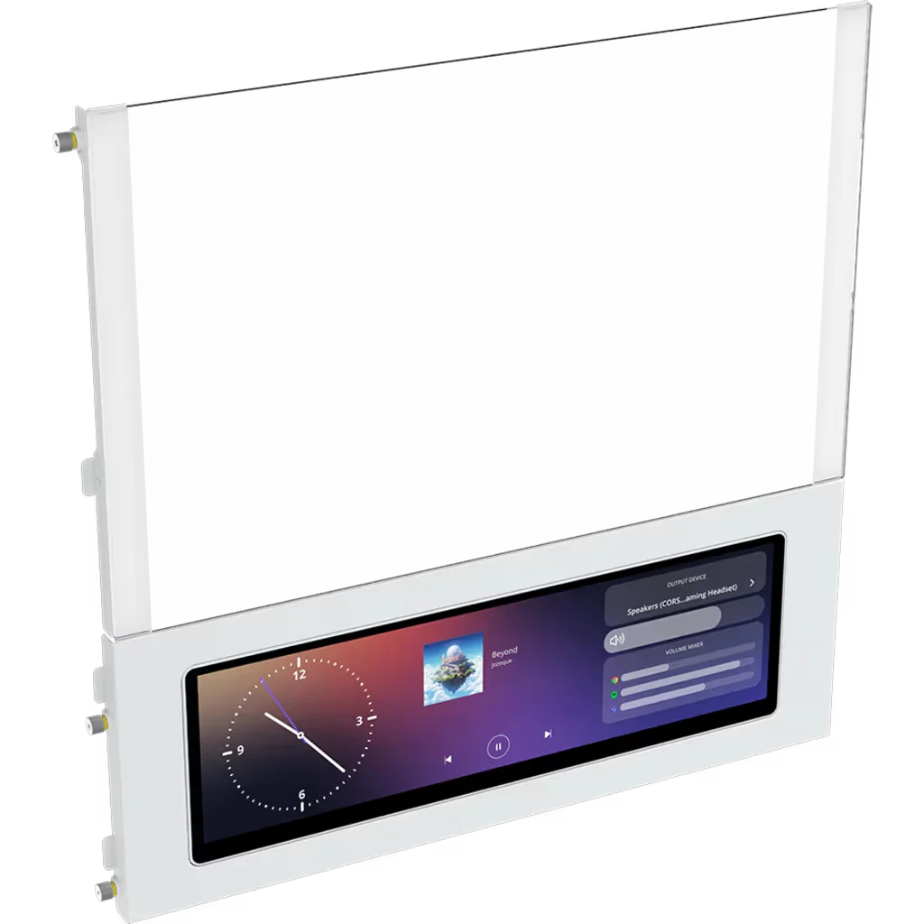 CASE CORSAIR 4000D LCD RS ARGB PREMIUM WHITE 4X FAN - Imagen 2