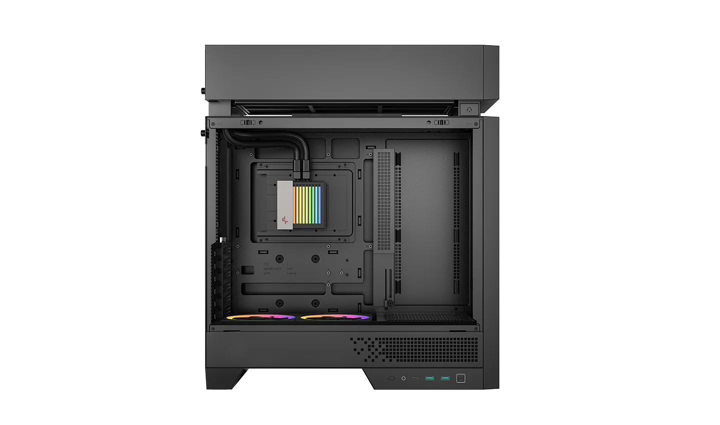 CASE DEEPCOOL CL6600 BLACK 2X FAN - Imagen 6