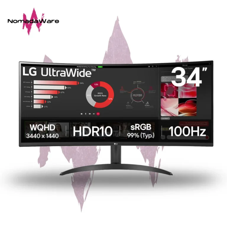 MONITOR CURVO ULTRAWIDE LG 34WR50QK-B 2K VA HDR 100HZ 5MS