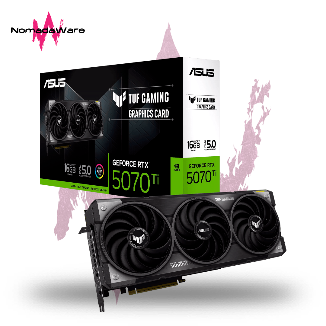 TARJETA DE VIDEO ASUS TUF NVIDIA RTX 5070 TI 16GB GDDR7
