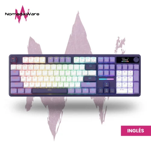 REDRAGON TERRAFLARE PRO K762WP WHITE-PURPLE MANBO SWITCH