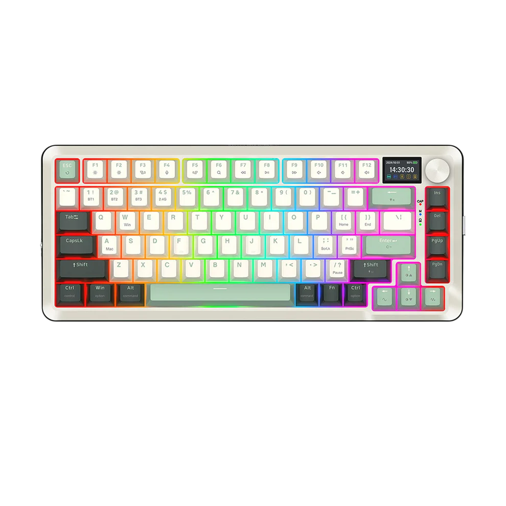 NomadaWare_Teclado_inalambrico_redragon_flekact_pro_k708wlg_blanco_verde_switch_suluo (3)