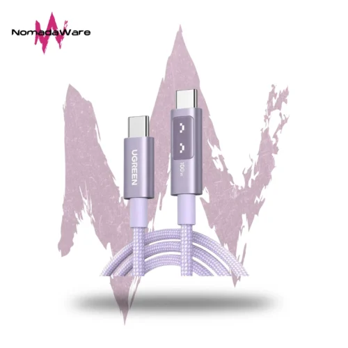 CABLE USB C UGREEN UNO L509 PURPLE 100W 2M