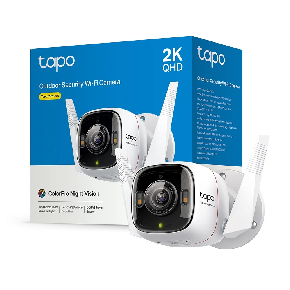 CAMARA DE SEGURIDAD TP-LINK TAPO C325WB 2K COLORPRO NIGHT VISION - Imagen 9