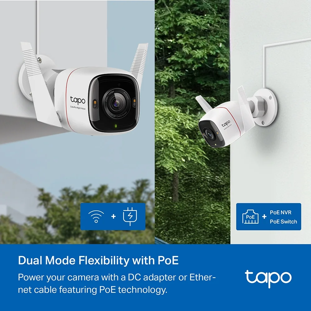 CAMARA DE SEGURIDAD TP-LINK TAPO C325WB 2K COLORPRO NIGHT VISION - Imagen 2