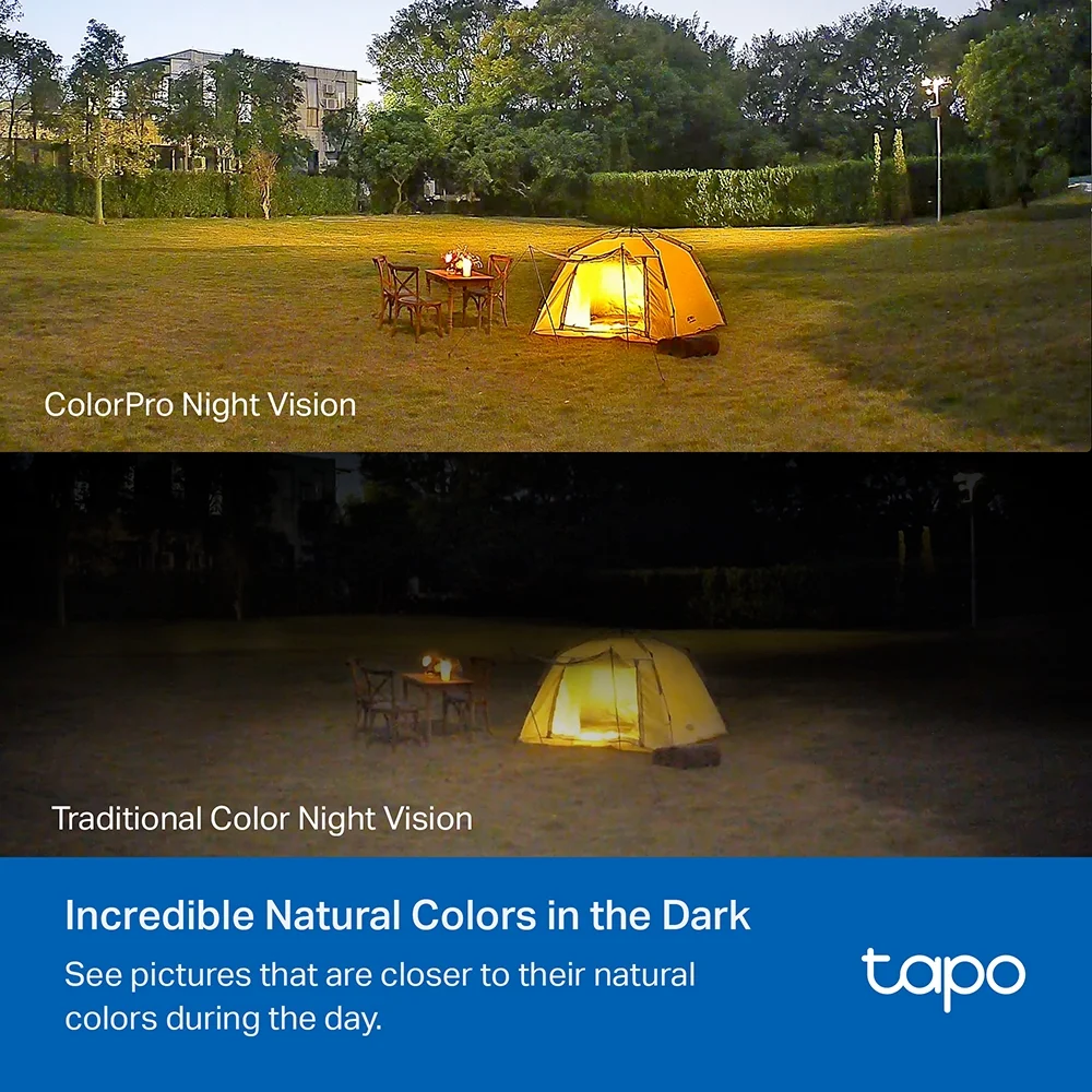 CAMARA DE SEGURIDAD TP-LINK TAPO C325WB 2K COLORPRO NIGHT VISION - Imagen 6