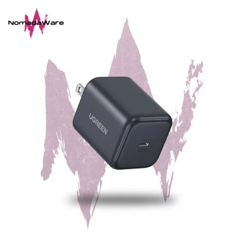 UGREEN Nexode X524 45W GaN Fast Charger (Black) »Marca: UGREEN »Modelo: X524 »Serie: Nexode »Color: Negro (Black) »Potencia máxima: 45 W »Tecnología: GaN (Nitruro de Galio) »Tipo: Cargador de pared de carga rápida »Puertos: – 2 × USB-C – 1 × USB-A »Carga simultánea: hasta 3 dispositivos »Salida USB-C1: hasta 45 W »Salida USB-C2: hasta 25 W »Salida USB-A: hasta 22.5 W »Entrada: 100-240V~ 50/60Hz »Protocolos compatibles: PD 3.0, PPS, QC 4+, QC 3.0, SCP, FCP, AFC y BC1.2 »Tecnología de distribución inteligente de energía: sí »Protección inteligente: contra sobrecorriente, sobretensión, sobrecalentamiento y cortocircuitos »Diseño compacto: sí »Compatibilidad: iPhone, Samsung Galaxy, Google Pixel, iPad, MacBook Air, Nintendo Switch, Steam Deck, tablets, smartphones y otros dispositivos USB-C/USB-A compatibles. Puntos destacados: »Potencia de hasta 45W, ideal para smartphones, tablets y laptops ultraligeras. »Permite cargar hasta 3 dispositivos simultáneamente mediante sus puertos USB-C y USB-A. »Tecnología GaN, que ofrece mayor eficiencia y menor generación de calor. »Compatible con Samsung Super Fast Charging, Power Delivery y Quick Charge. »Diseño compacto y portátil, perfecto para viajes y uso diario. »Sistema inteligente que distribuye la energía automáticamente según los dispositivos conectados. EN LA CAJA »Cargador UGREEN Nexode X524 45W Black »Manual de usuario »Tarjeta de garantía del fabricante.
