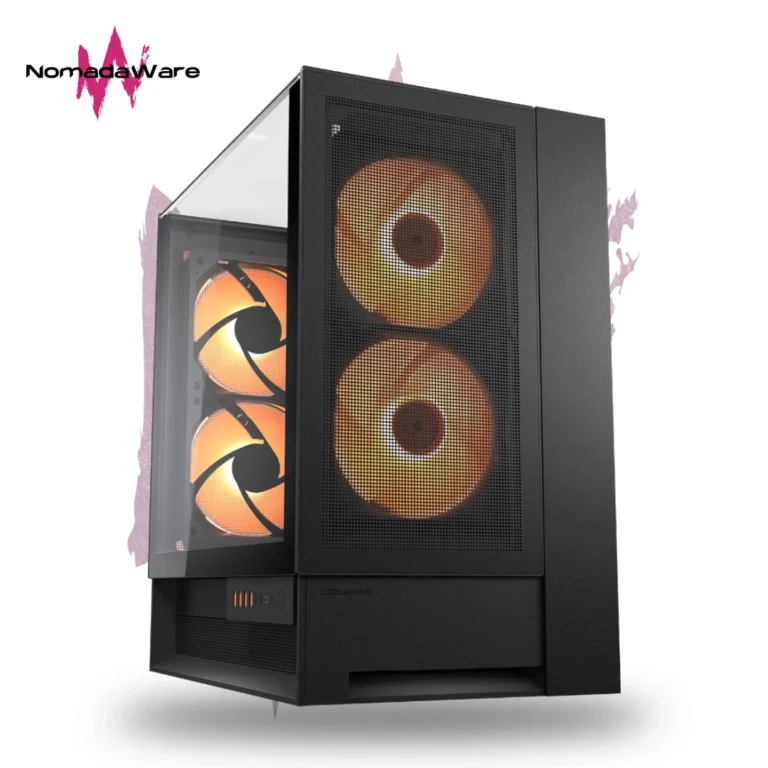 CASE COUGAR OMNYX BLACK 4X FAN