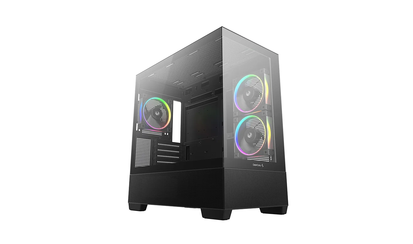 CASE DEEPCOOL CG380 3F BLACK 3X FAN - Imagen 2
