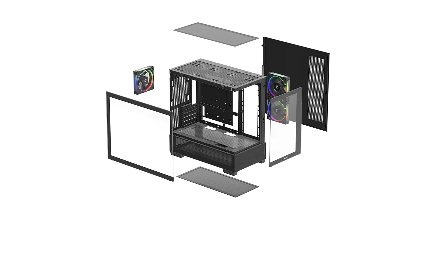 CASE DEEPCOOL CG380 3F BLACK 3X FAN - Imagen 11