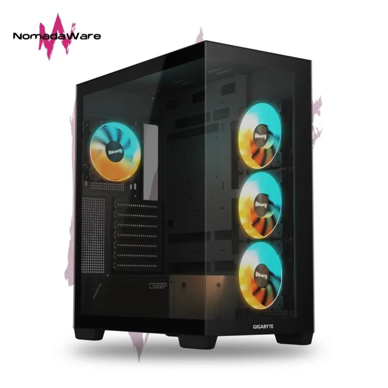 CASE GIGABYTE C500P STEALTH BLACK +4 VENTILADORES