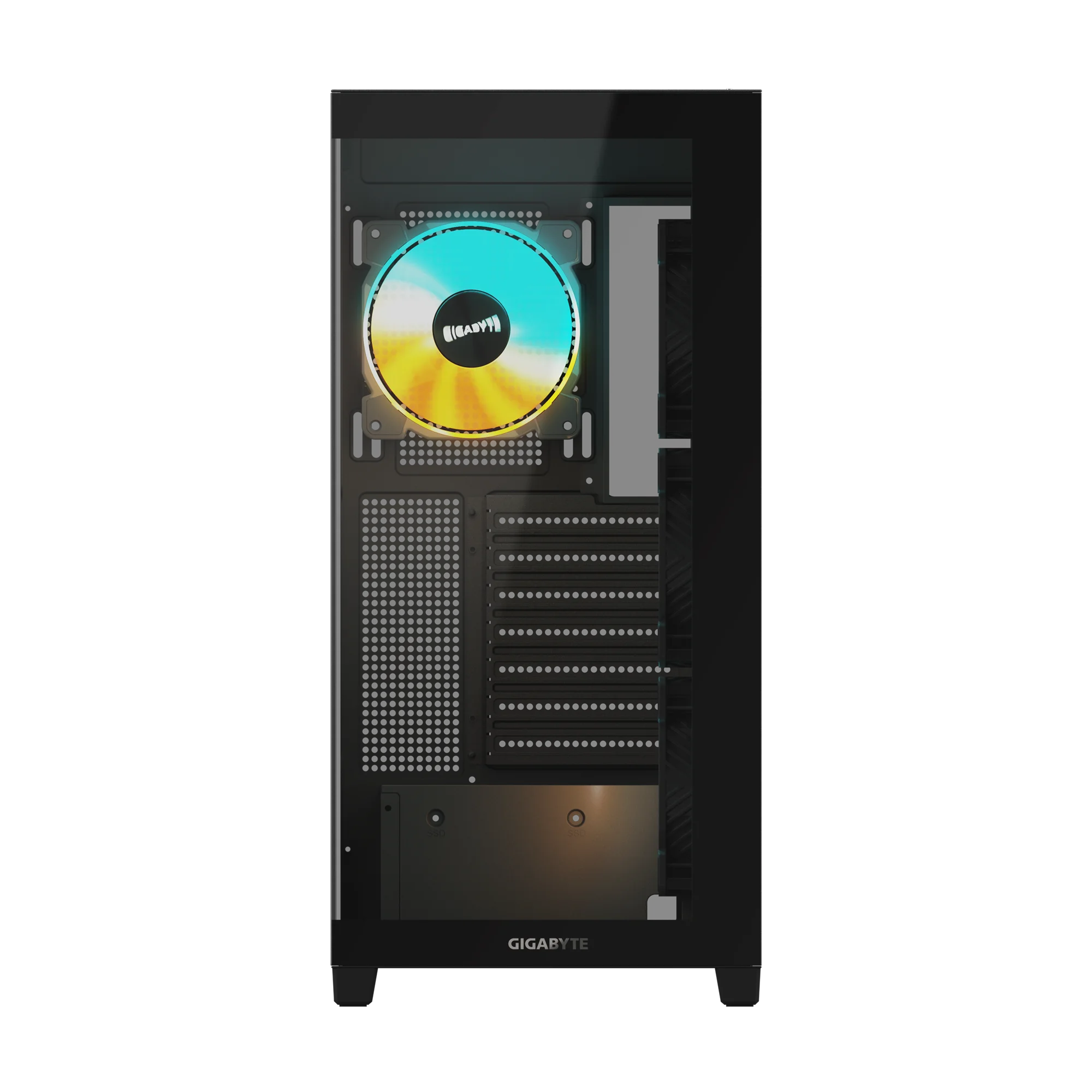 CASE GIGABYTE C500P STEALTH BLACK 4X FAN - Imagen 5