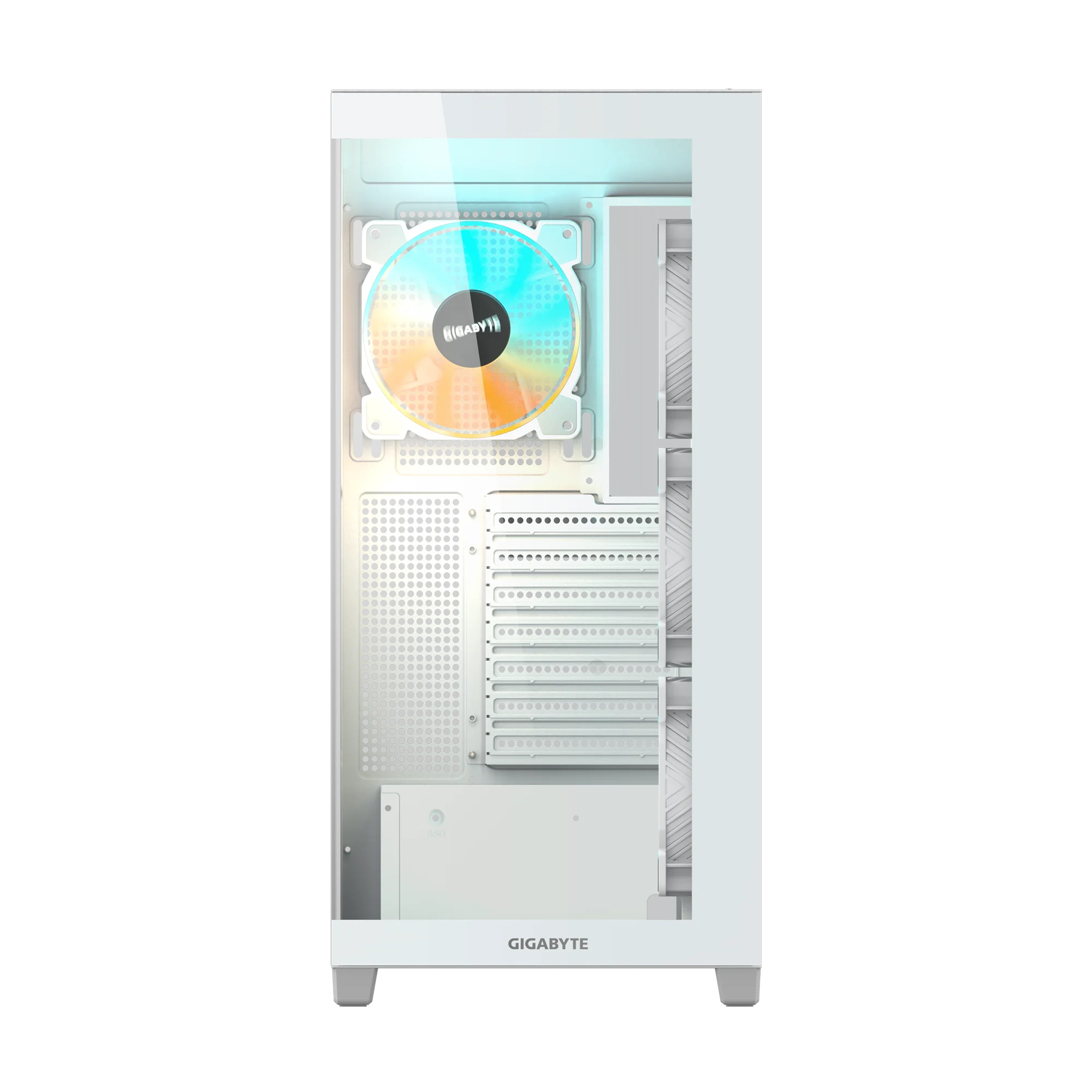 CASE GIGABYTE C500P STEALTH ICE 4X FAN - Imagen 5