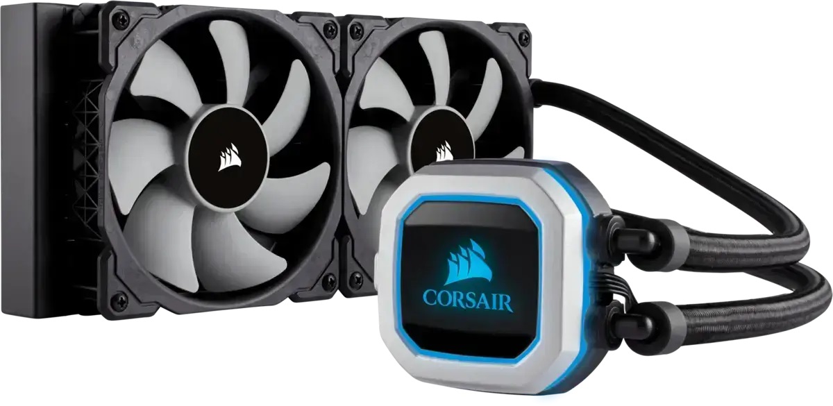 COOLER CORSAIR H100I PRO RGB INTEL AM4 240MM LIQUIDO - Image 2