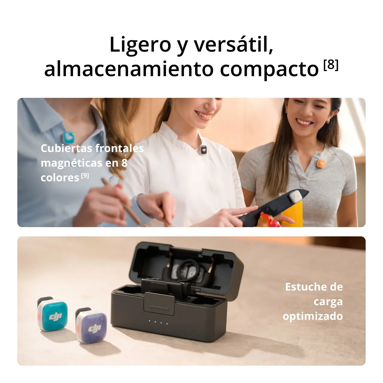DJI MIC MINI 2S (2 TX + 1 RX +CHARGING CASE) - Imagen 6