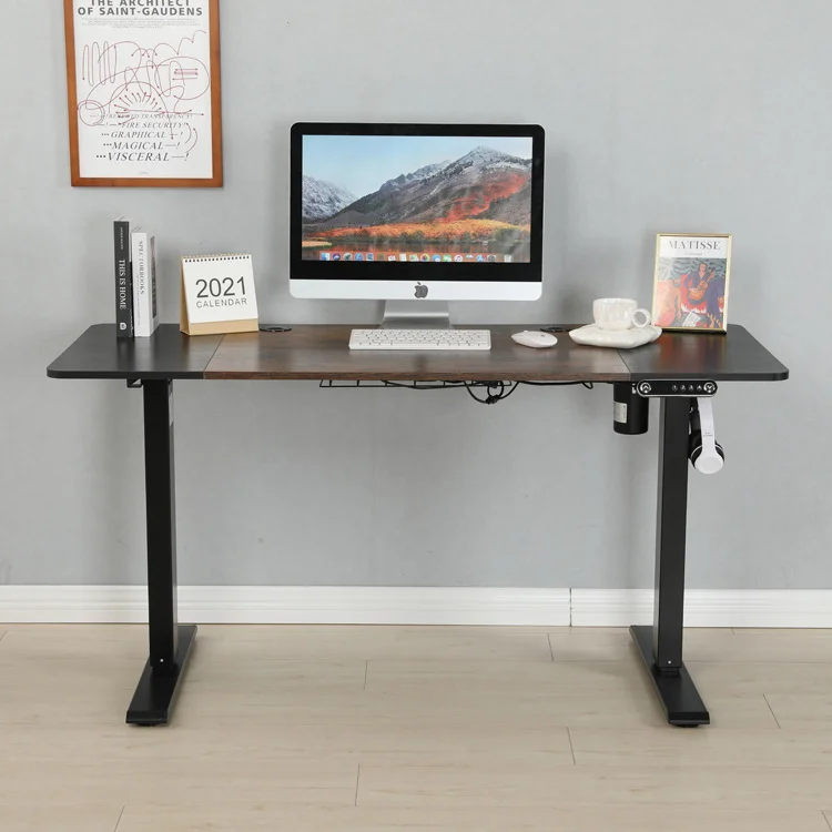 ESCRITORIO REGULABLE POTENZZA SJZ01 22R B6 160MM RUSTIC BLACK - Imagen 3