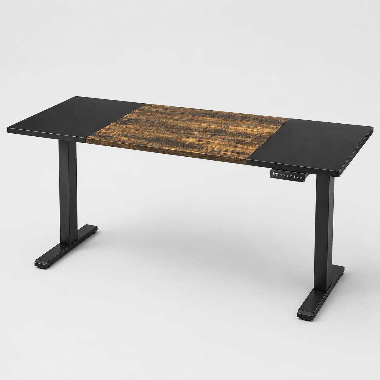 ESCRITORIO REGULABLE POTENZZA SJZ01 22R B6 160MM RUSTIC BLACK - Imagen 2