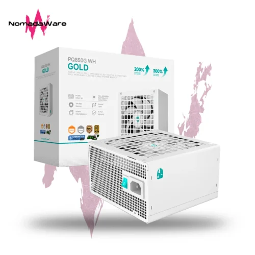 FUENTE DE PODER DEEPCOOL GAMER STORM PQ850G WHITE 80+ GOLD ATX 3.1 PCIE 5.1