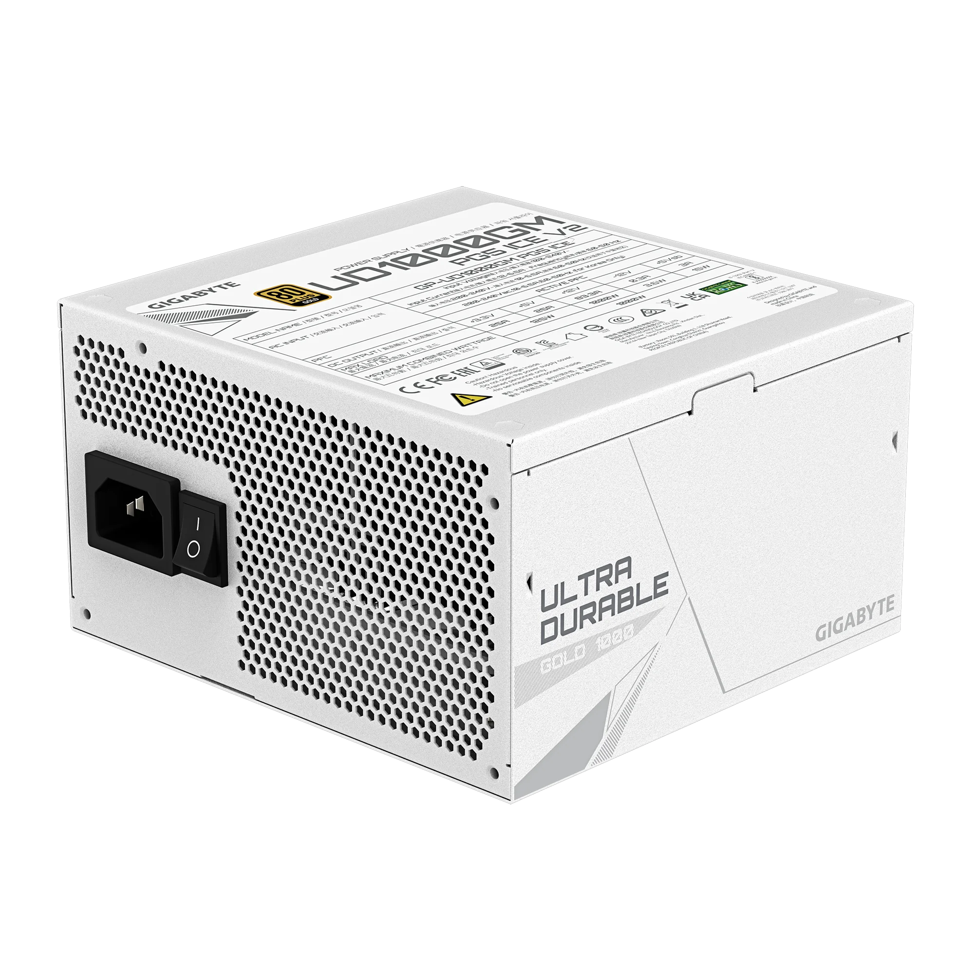 FUENTE DE PODER GIGABYTE UD ICE V2 1000W 80+ GOLD PCIE 5.1 ATX 3.1 - Imagen 5