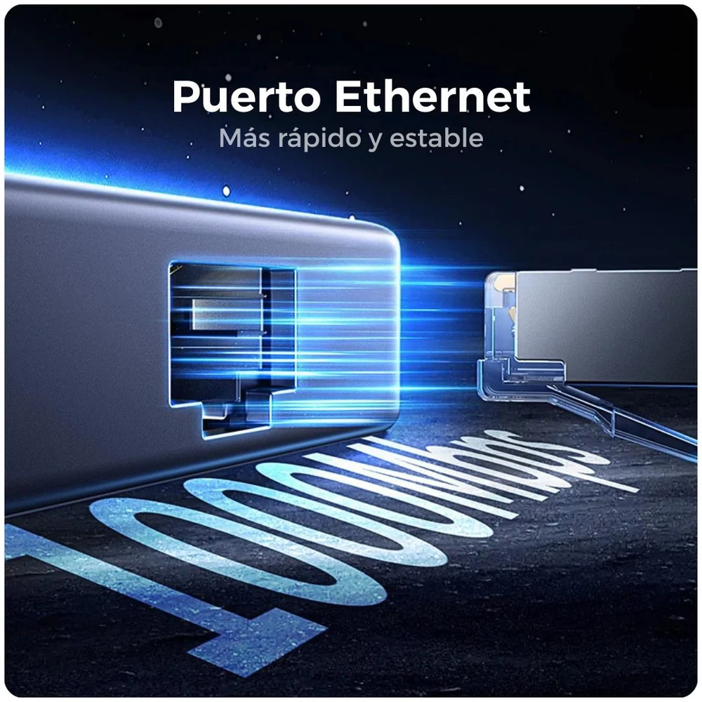 HUB UGREEN UNO CM888 USB C 100W 7 EN 1 - Imagen 3