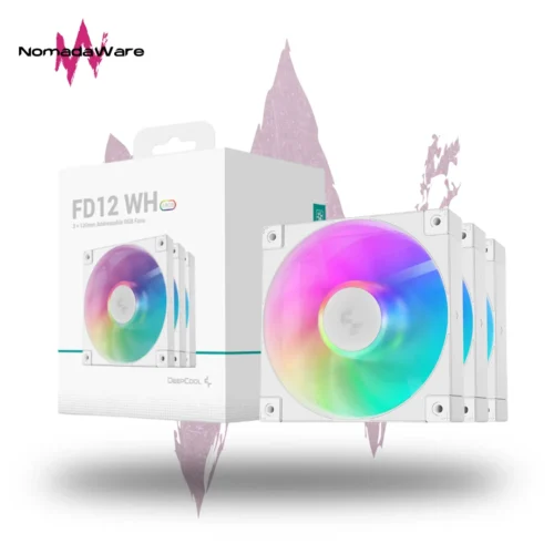 KIT DE VENTILADORES DEEPCOOL FD12 ARGB 120MM