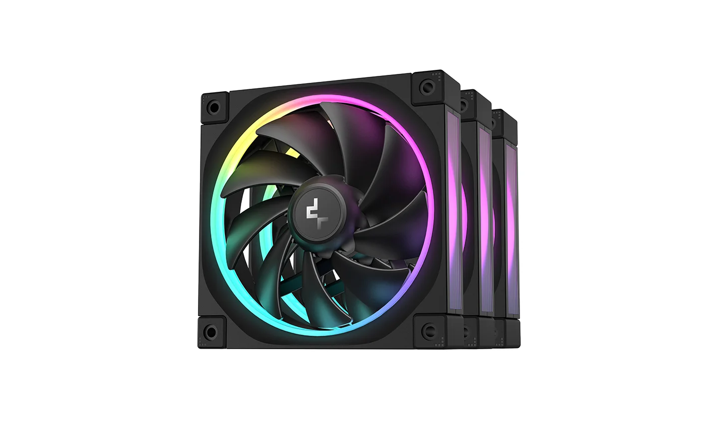 KIT DE VENTILADORES DEEPCOOL FL12 ARGB 120MM - Imagen 2