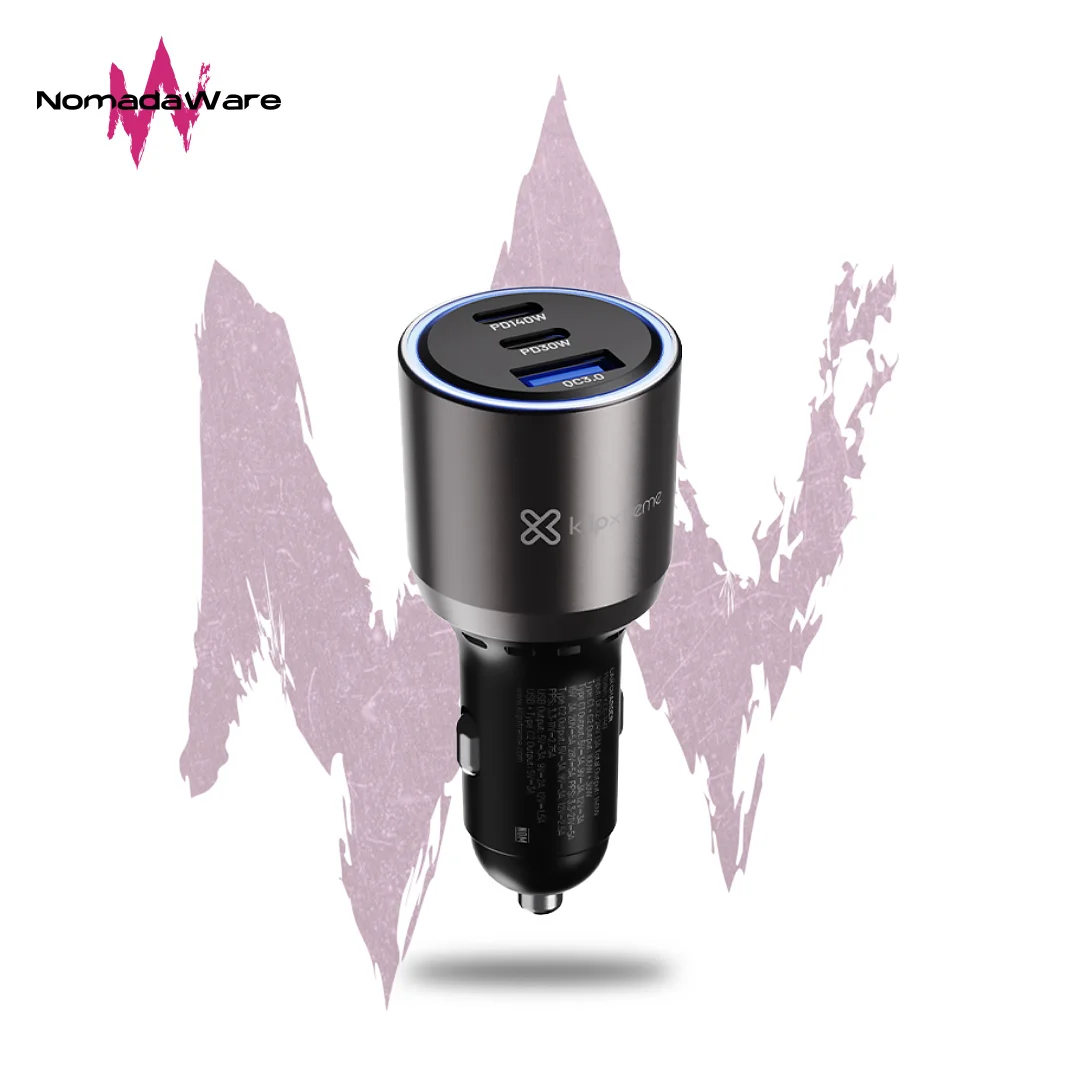 NomadaWare_klipxtreme_powercar_kcc_140_120w Cargador para auto Klip Xtreme PowerCar 140