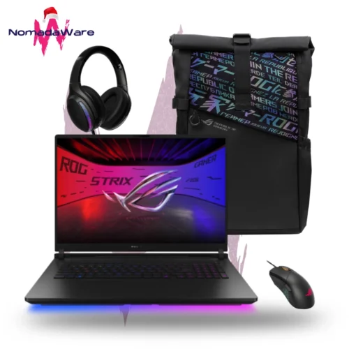 LAPTOP ASUS ROG SCAR 18 G835L + AUDÍFONOS + MOUSE + MOCHILA