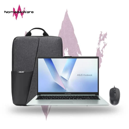 LAPTOP ASUS VIVOBOOK GO 15 RYZEN 5-40 +16GB RAM +512GB SSD +MOCHILA Y MOUSE