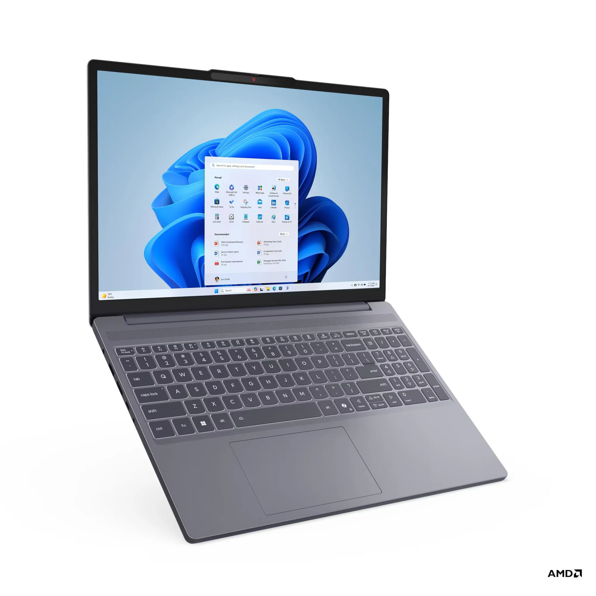 LAPTOP LENOVO IDEAPAD SLIM 3 15ARP10 RYZEN 7 7735HS +16GB RAM +512GB SSD - Imagen 4