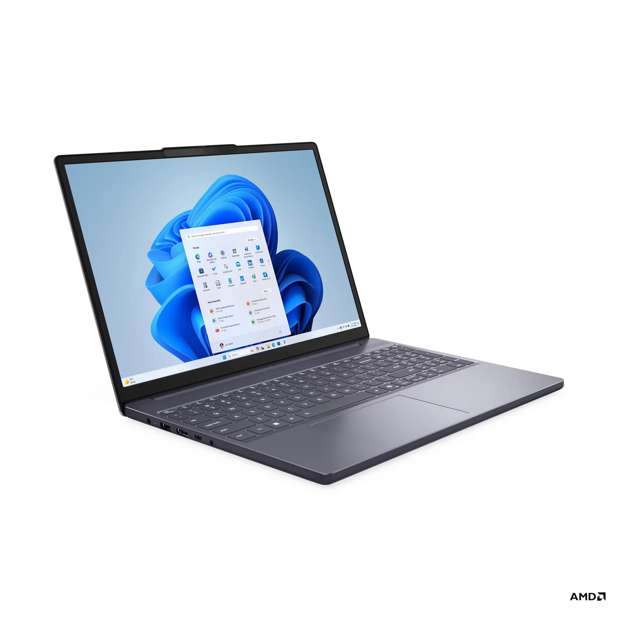 LAPTOP LENOVO IDEAPAD SLIM 3 15ARP10 RYZEN 7 7735HS +16GB RAM +512GB SSD - Imagen 2