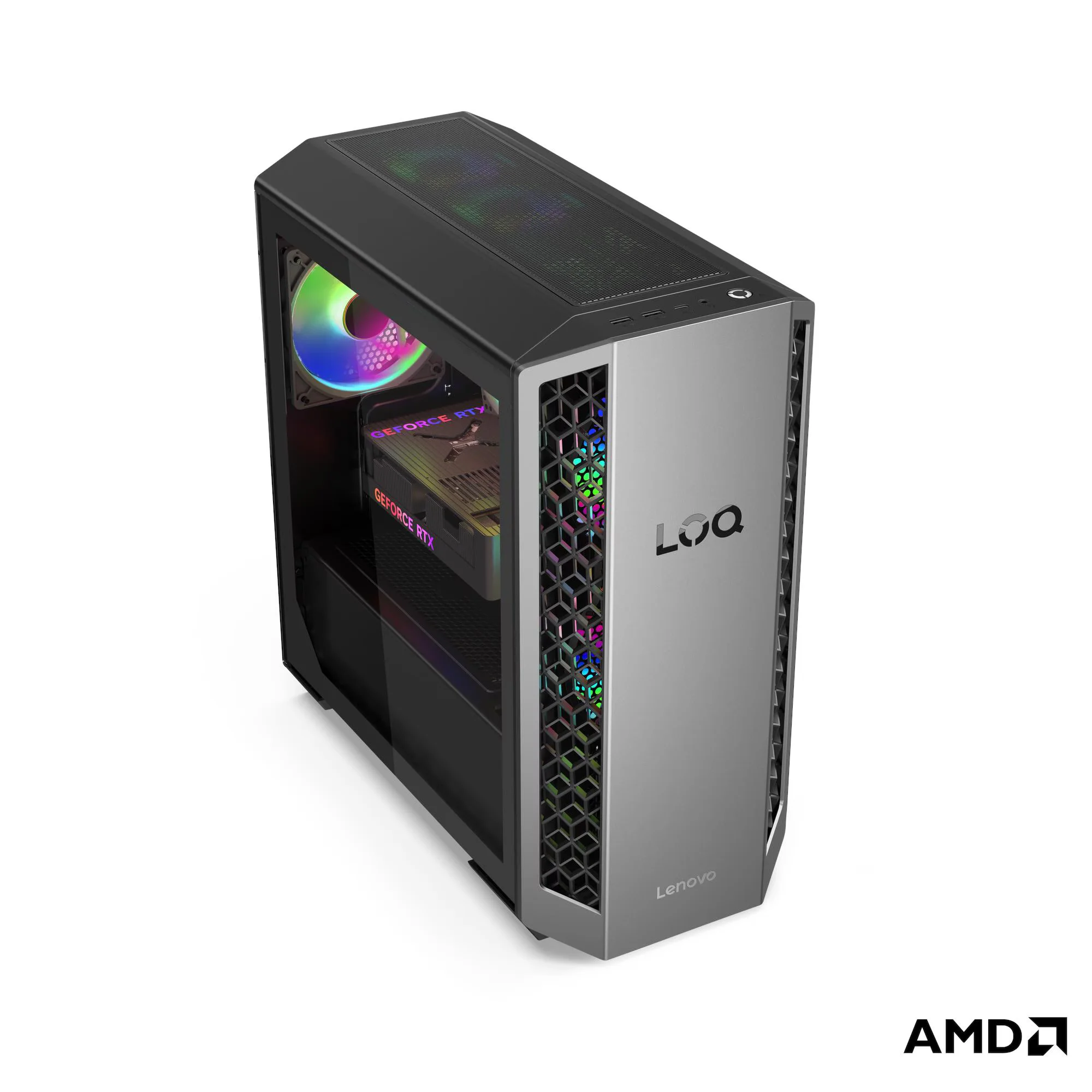 LENOVO LOQ TOWER 26ADR10 RYZEN 7 8745HX +16GB RAM +1TB SSD +RTX 5060 8GB - Imagen 4