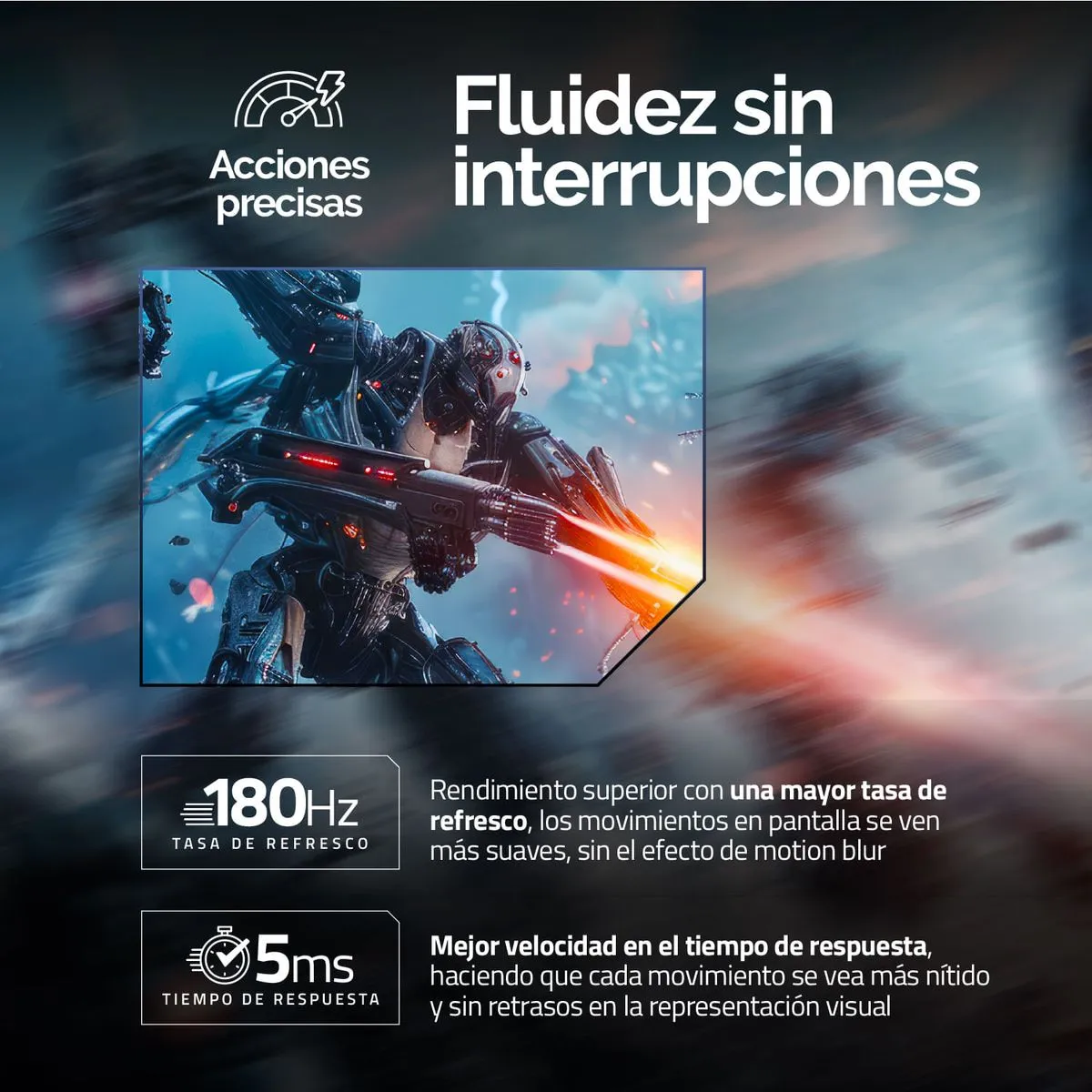 MONITOR CURVO INDURAMA 32 FHD 1080P VA 180HZ 5MS - Imagen 9