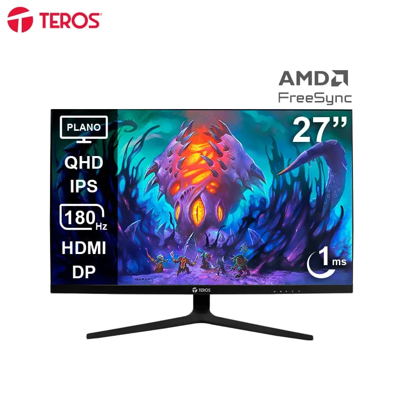 MONITOR TEROS TE-2769G QHD 1440P IPS 180HZ 1MS - Imagen 3