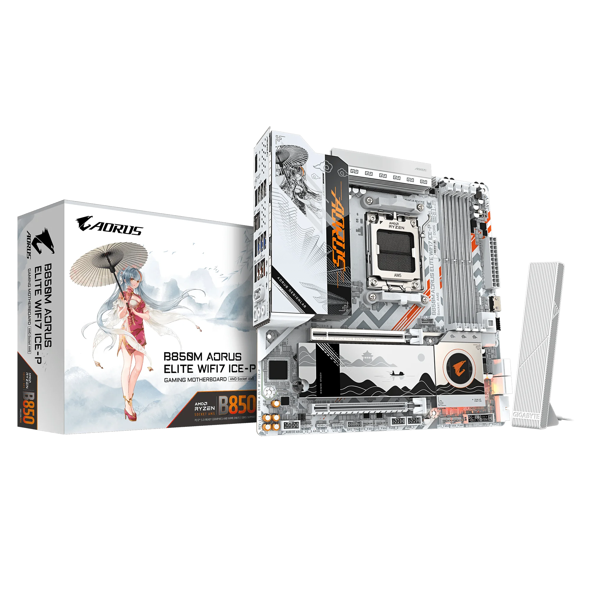 MOTHERBORAD GIGABYTE B850M AORUS ELITE WIFI7 ICE-P