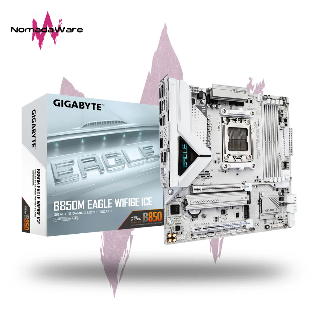 NomadaWare_motherboard_gigabyte_b850m_eagle_wifi6_ice Gigabyte B850M Eagle WIFI6E ICE AM5